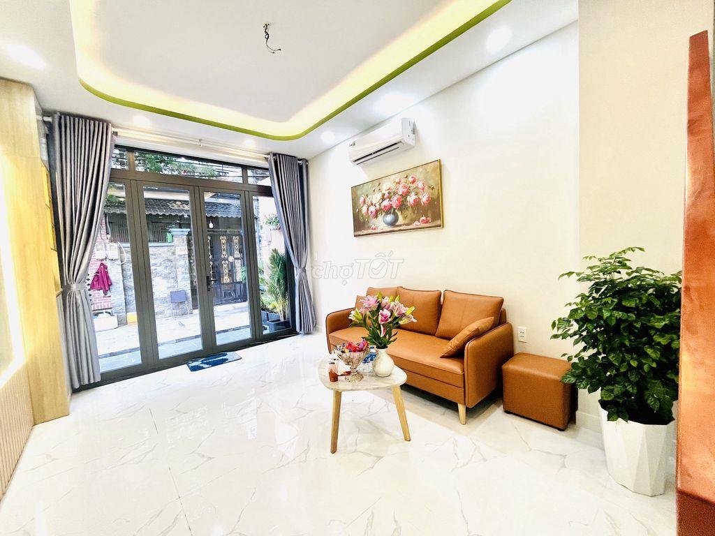 Nhà mới xây cao cấp 3 tầng  hẻm 156 chợ vải Phú Thọ Hoà quận Tân Phú