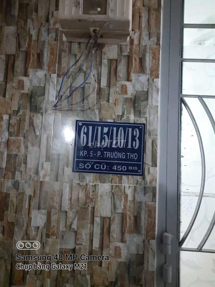 cho thuê nhà nguyên căn gần chợ Thủ Đức 