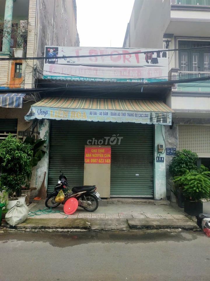 Mặt bằng kinh doanh cổng chợ Linh Trung