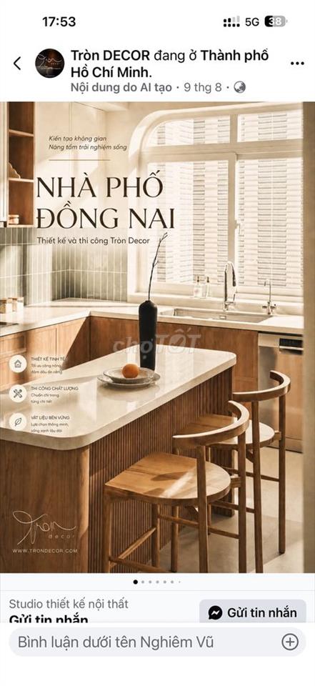 Cho thuê nhà 3 tầng 378 nguyễn khoái