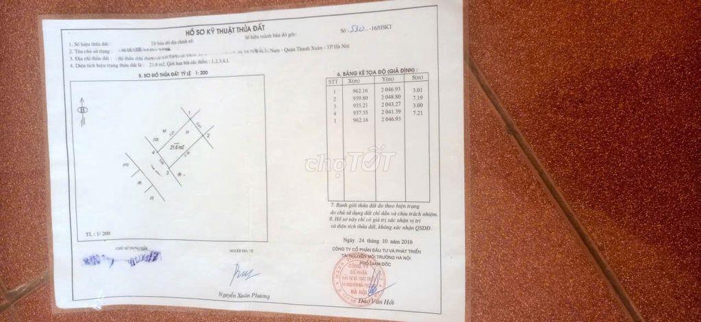 Chính chủ bán nhà gần ngã 4 Khuất Duy Tiến ,Thanh Liệt(Thanh Xuân cũ)