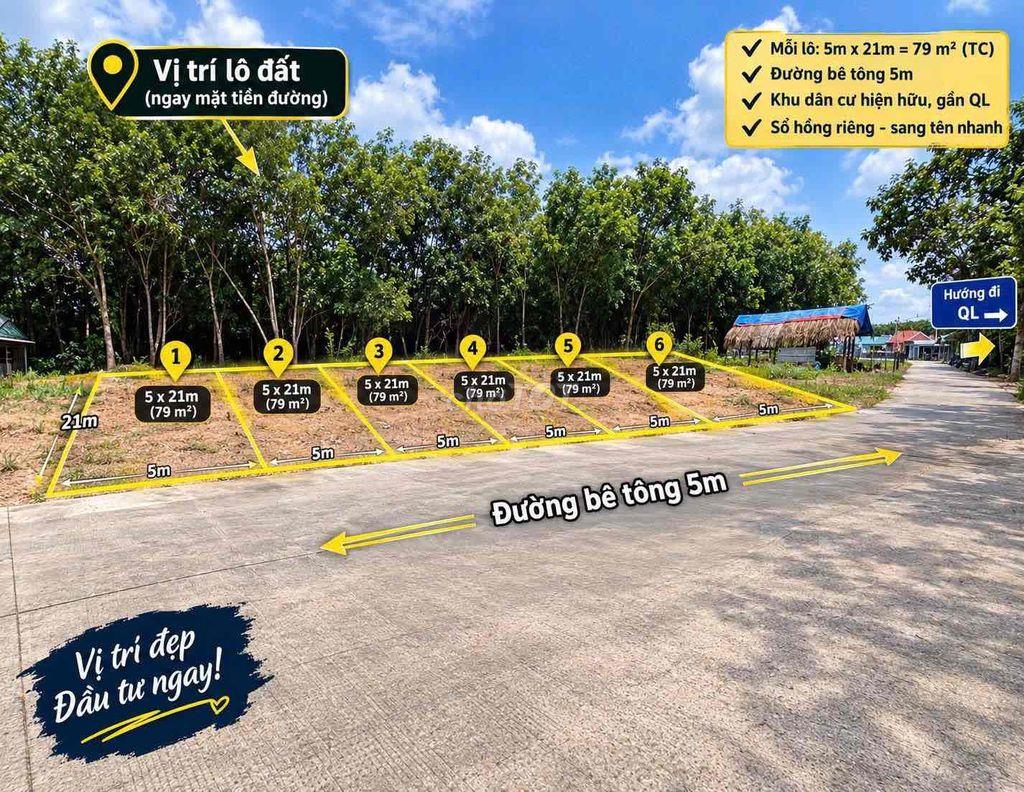Bán Đất Mặt Tiền Đường Lớn – Vị Trí Tiềm Năng
