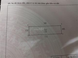 Bán đất thổ cư 100%, đường nhựa 5m