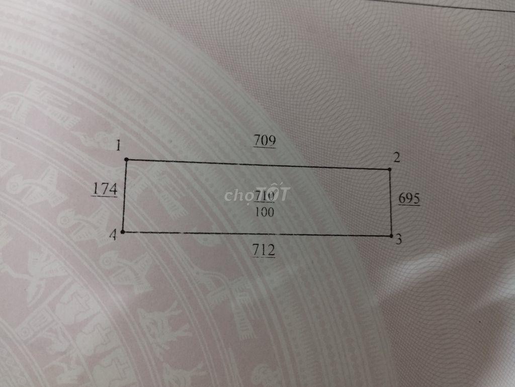 Bán đất thổ cư 100%, đường nhựa 5m