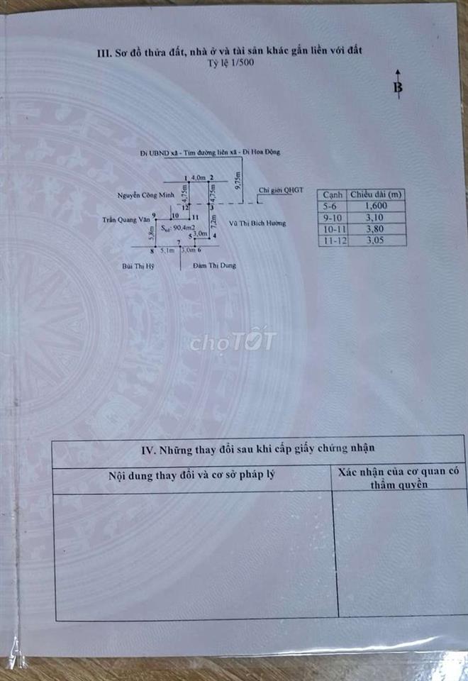 Cần bán nhà đất mặt đường Lâm Động