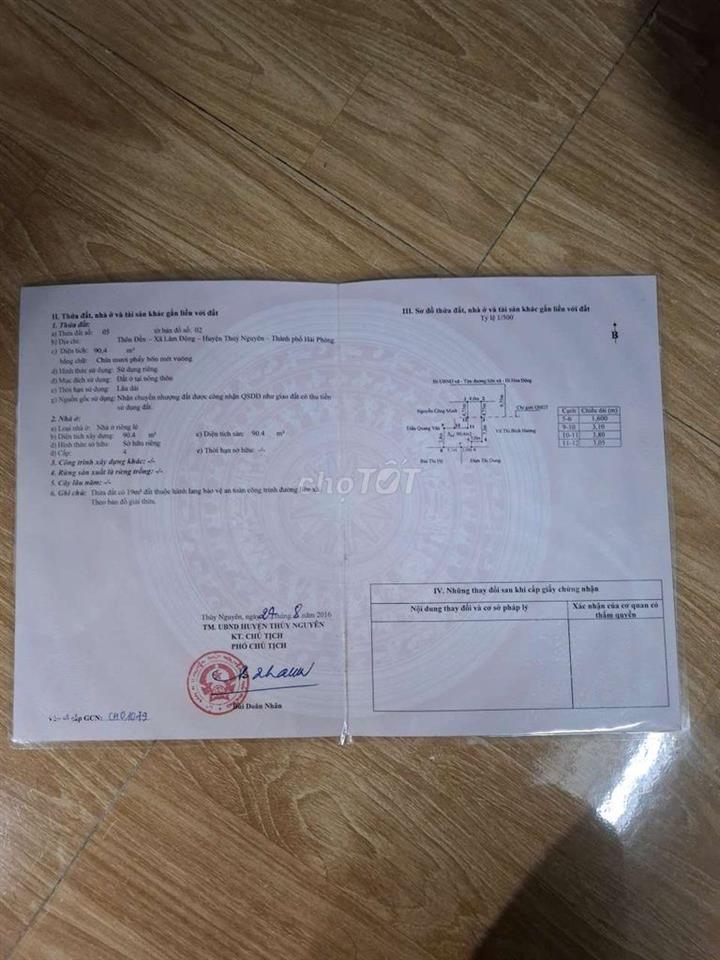 Cần bán nhà đất mặt đường Lâm Động