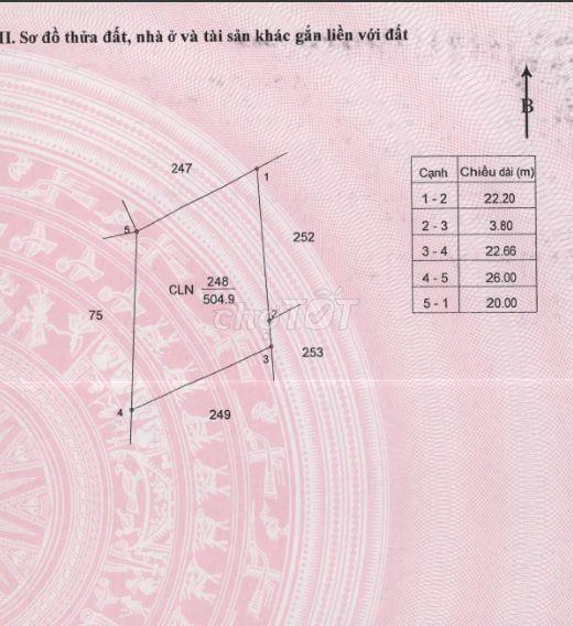 500m2 nông nghiệp sổ sẵn Phường Buôn Ma Thuột