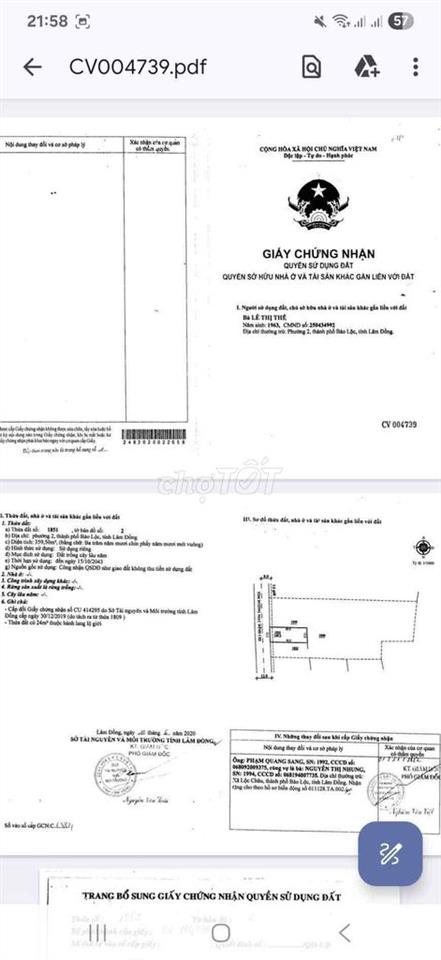 Bán Nhà Đất tại Bảo Lộc, Lâm Đồng