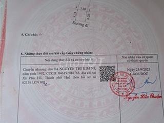 Cần tiền gấp nên bán lỗ lô đất đẹp giá 390 triệu. Ai cần liên hệ giúp