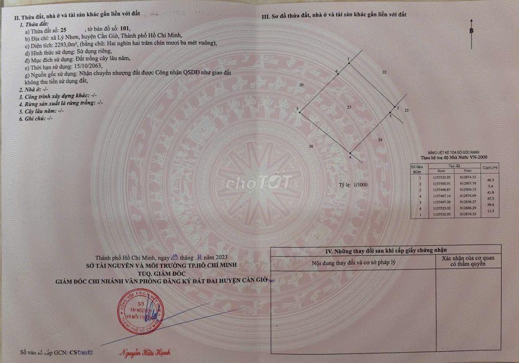 Đất tiềm năng - sổ hổng riêng cần bán
