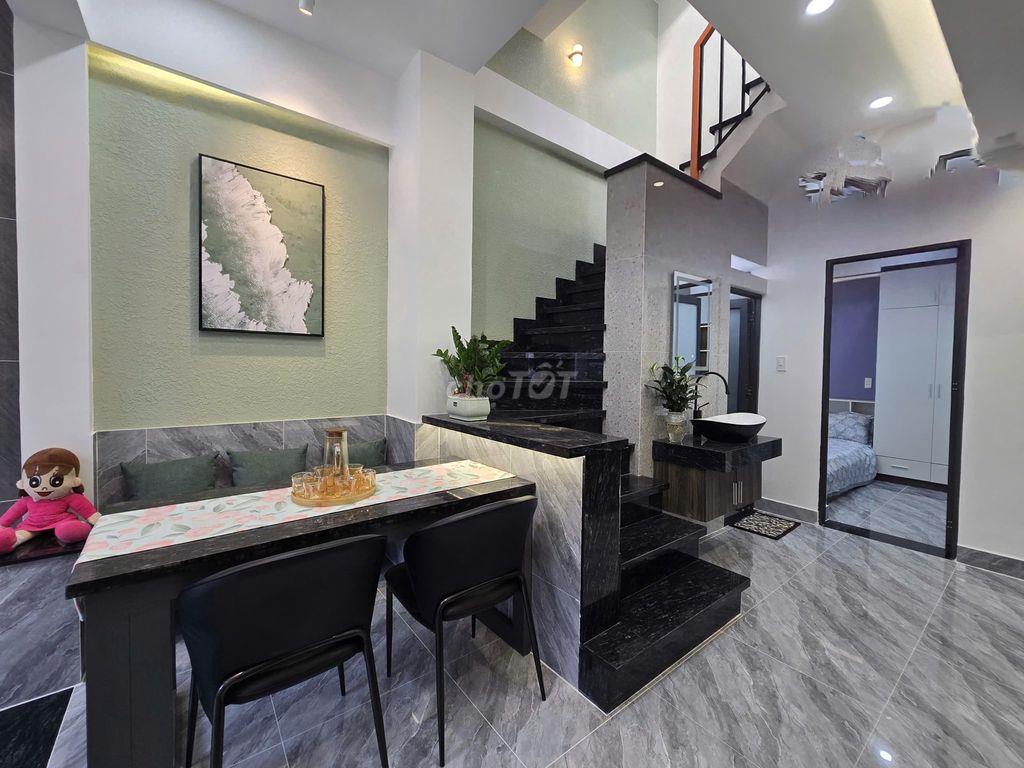 Bán nhà Gò Vấp mới xây 53,3m2x3T; có04 ngủ, đã đủ nội thất giá 5,98 tỷ