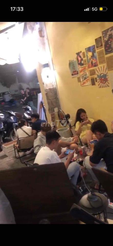 sang mặt bằng quán cà phê