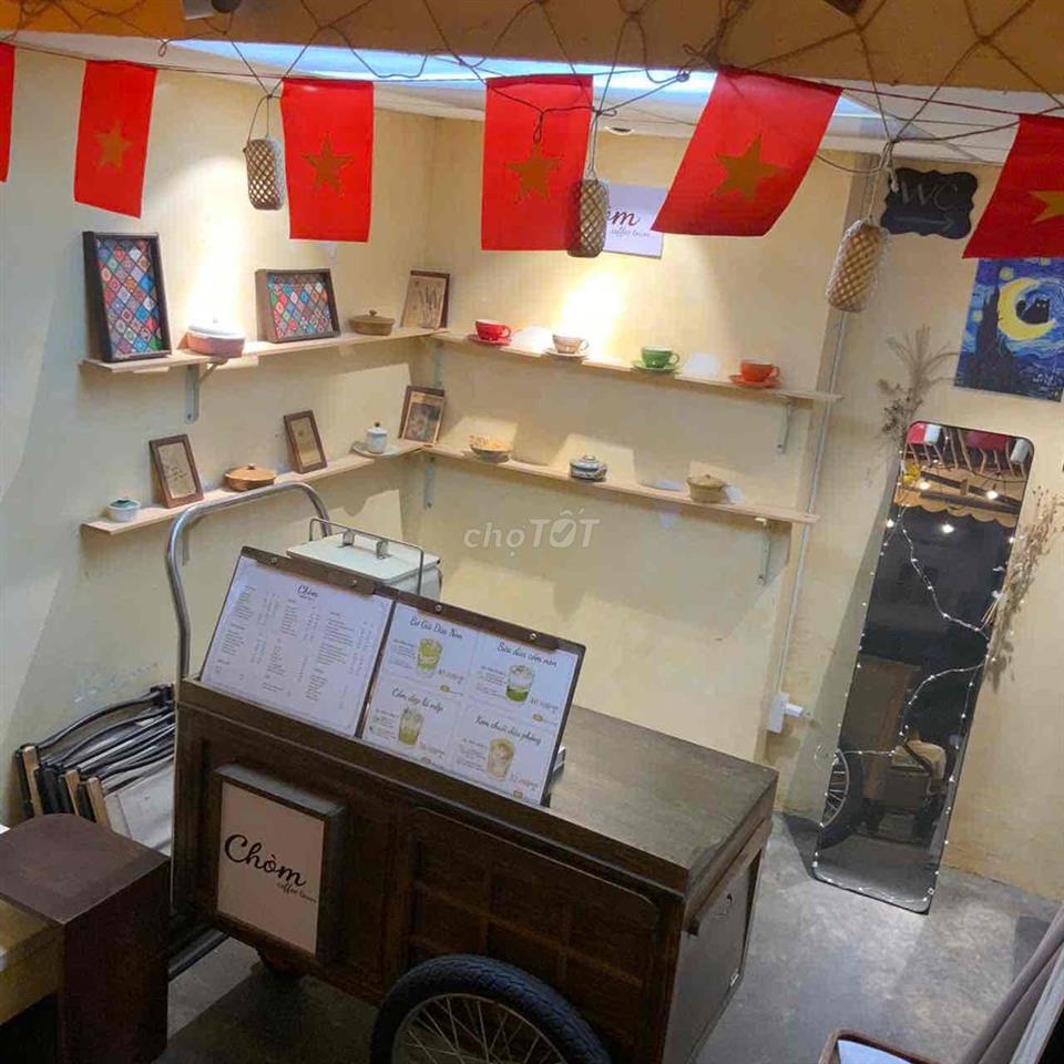 sang mặt bằng quán cà phê