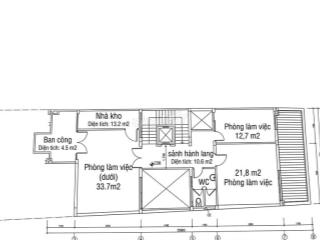 Cho thuê văn phòng lầu 2