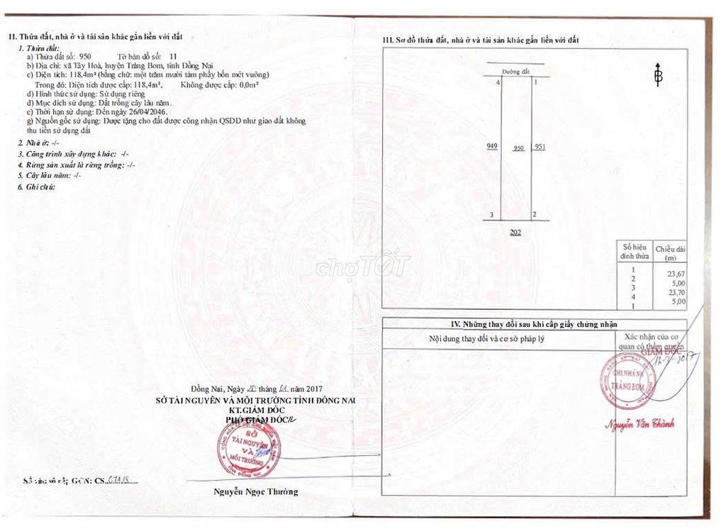 CHÍNH CHỦ CẦN BÁN LÔ ĐẤT TÂY HÒA 5