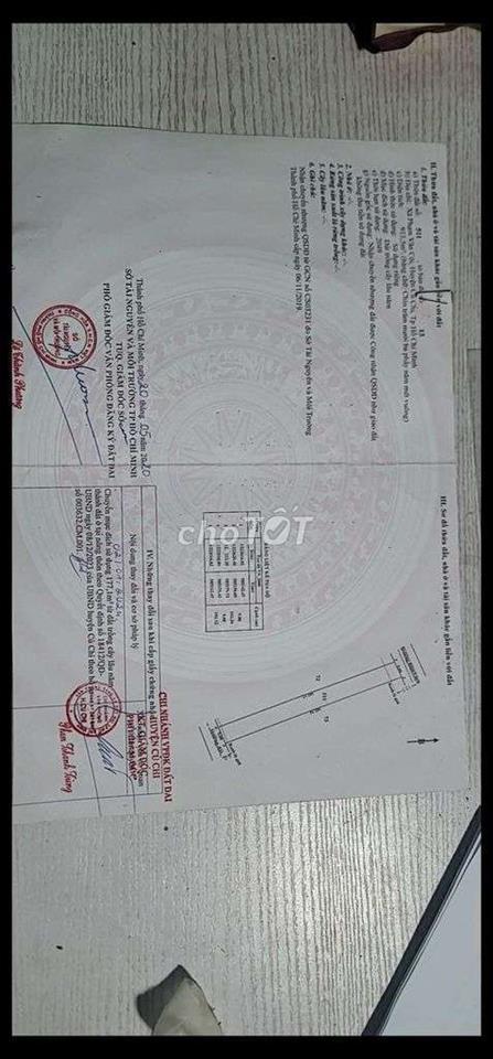 cần bán lô đất 2 mặt tiền đường bàu lách củ chi