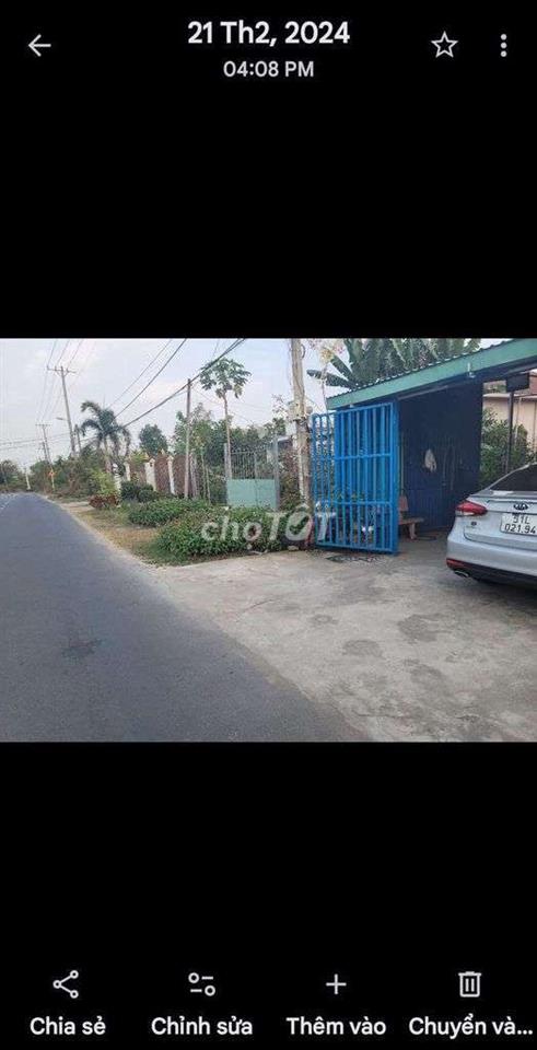 cần bán lô đất 2 mặt tiền đường bàu lách củ chi