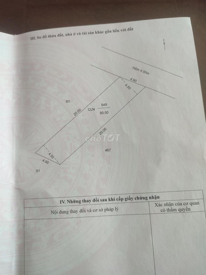 Bán đất nền hẻm 115 đường cách mạng tháng 8 p.bình thủy , cần thơ