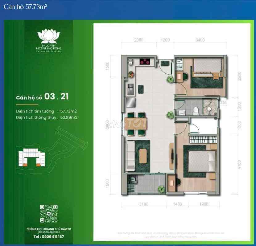 CĂN GÓC PROSPER PHỐ ĐÔNG - 2 MẶT VIEW