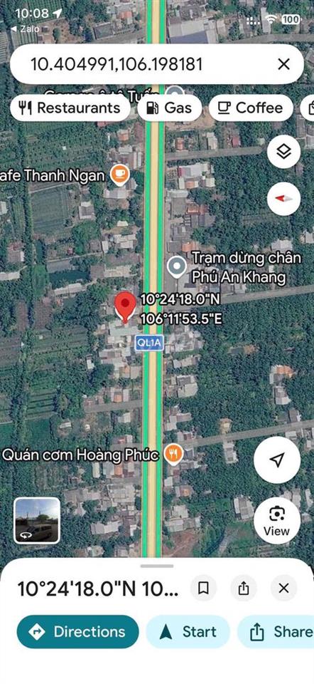 Cần bán gấp nhà mặt tiền quốc lộ 1a