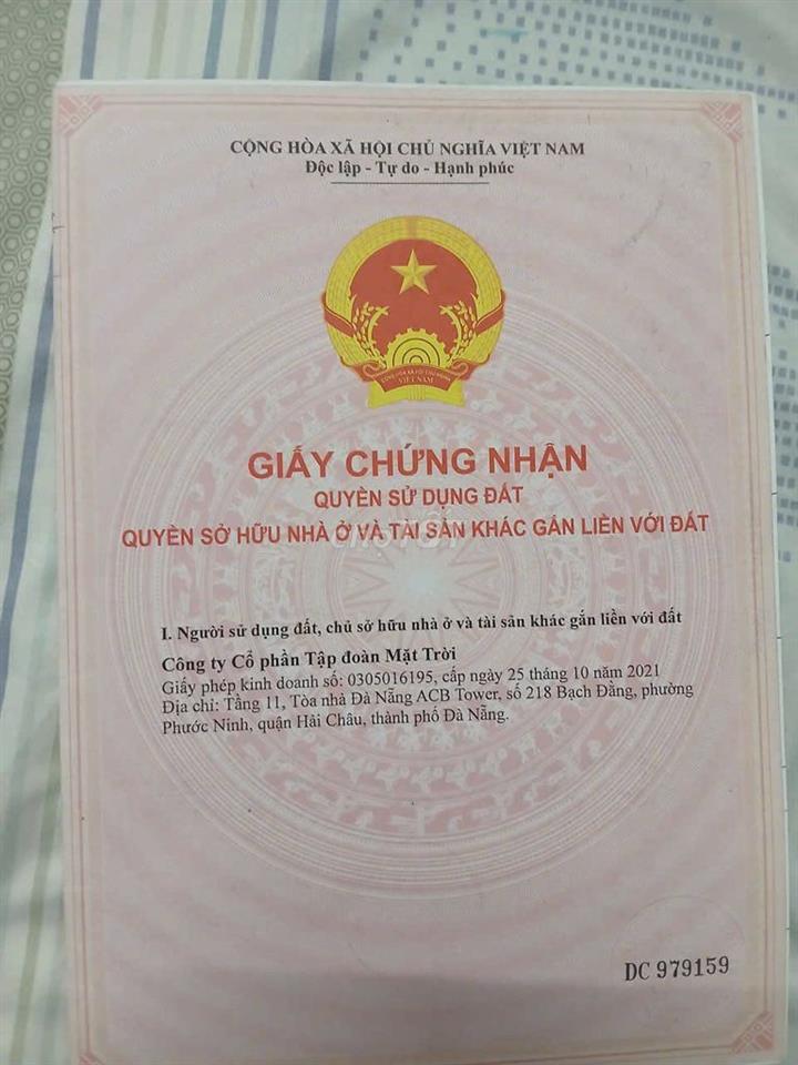 Chính chủ cần tiền gấp nên hạ giá bán lô đất cồn dầu 15 gần Đỗ Quỳ