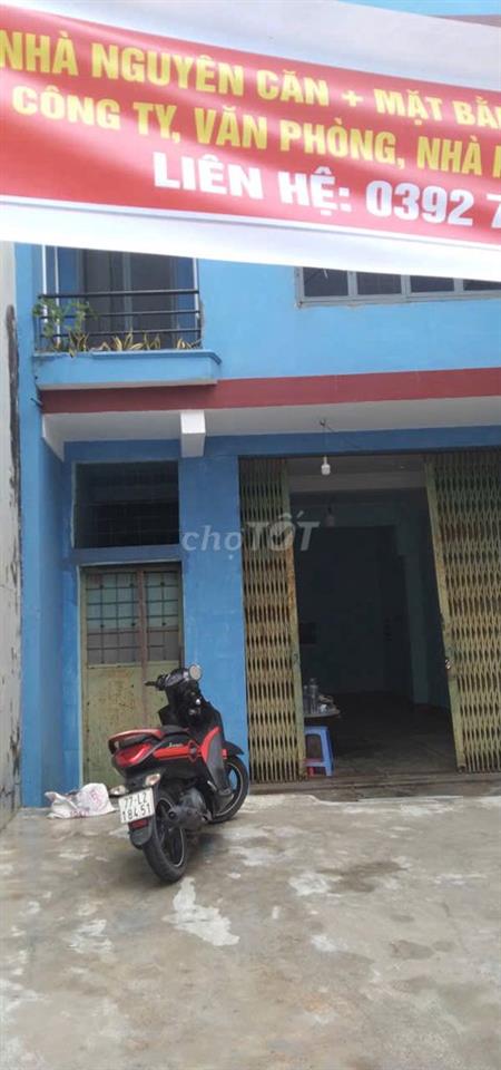 CHO THUÊ NHÀ NGUYÊN CĂN - MẶT TIỀN Tại Xã Phước Lộc, Tuy Phước, Bình