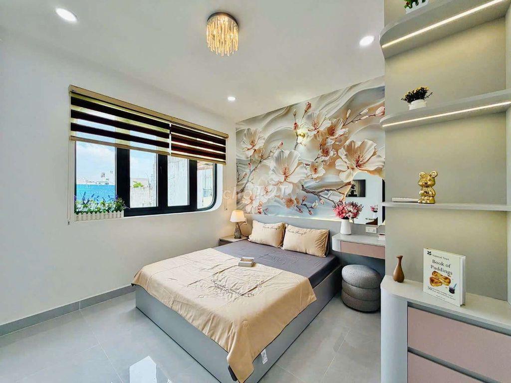 Nhà Đẹp - 4 Tầng - Hẻm Xe Hơi - Lê Văn Thọ - Full Nội Thất Cao Cấp