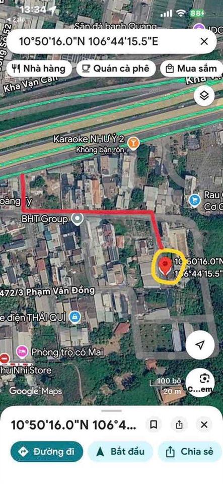 Kẹt tiền bán gấp lô đất thổ cư bên sông p. HBC