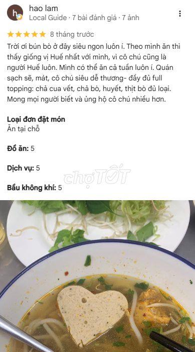 SANG NHƯỢNG QUÁN BÚN BÒ