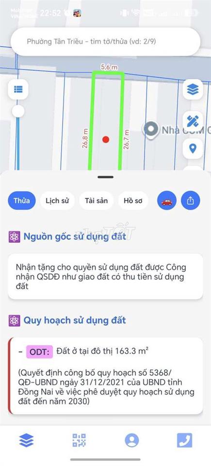 BÁN ĐẤT 6X27 TẶNG DÃY PHÒNG TRỌ THU NHẬP 4-5TR/ THÁNG