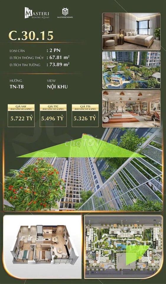 CẦN BÁN MCP - C30.15 - 2pn