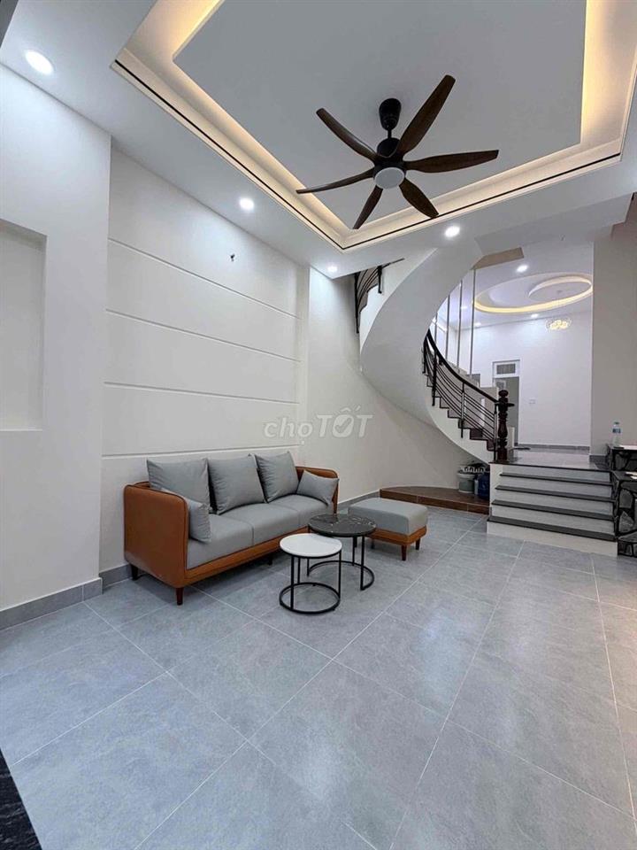 🏡NHÀ ĐẸP 4x14 - HẺM 5M Ô TÔ - CÓ SÂN - ĐẦY ĐỦ NỘI THẤT - 2PN 3WC