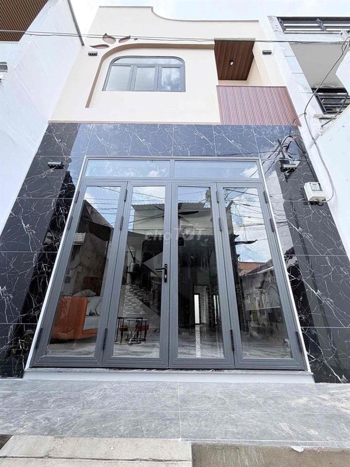 NHÀ XÂY MỚI 4.5 x 14 - 64M2 - 3PN - HẺM 5M - NGAY CÔNG VIÊN LƯU CHÍ HI
