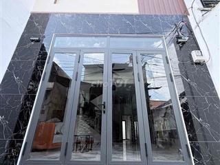 NHÀ XÂY MỚI 4.5 x 14 - 64M2 - 3PN - HẺM 5M - NGAY CÔNG VIÊN LƯU CHÍ HI