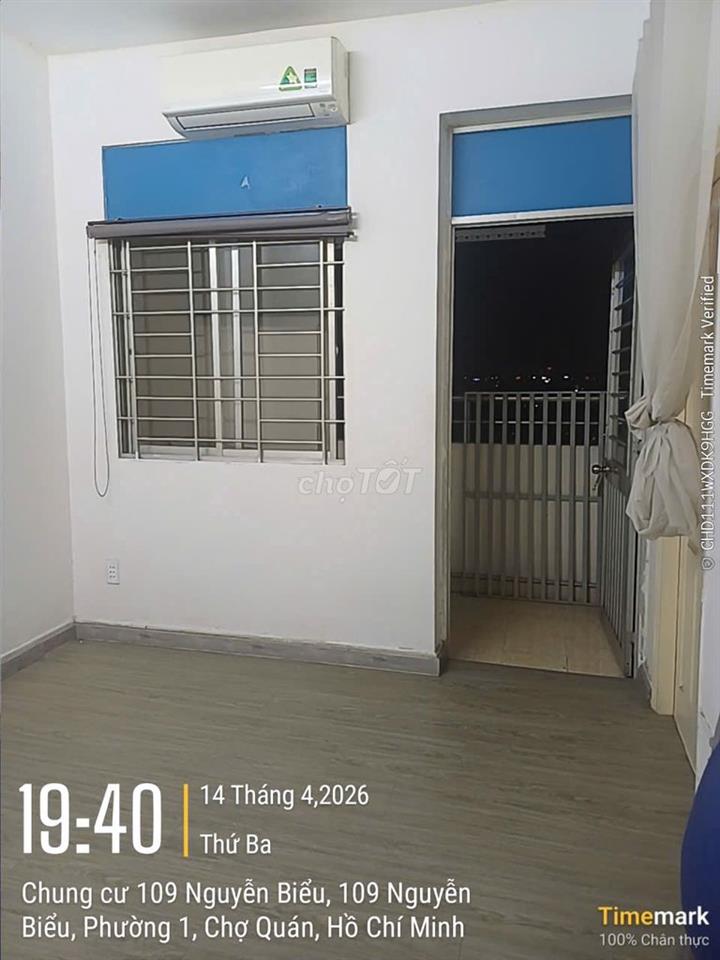 Chung cư 109 Nguyễn Biểu 61m2 2Pn Căn góc