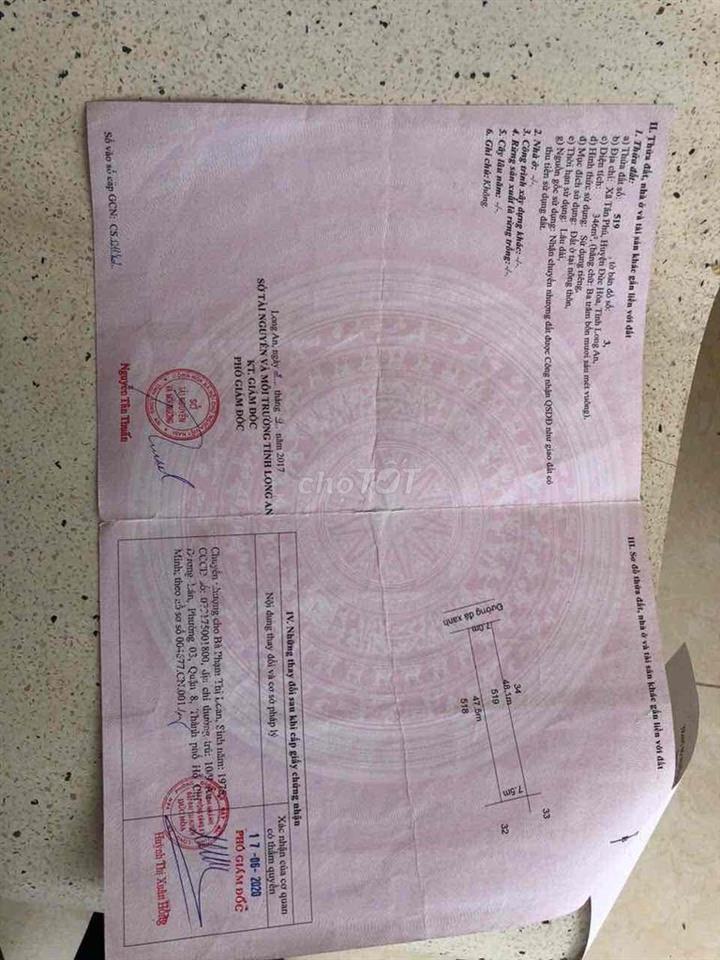 bán đất xã Tân Phú