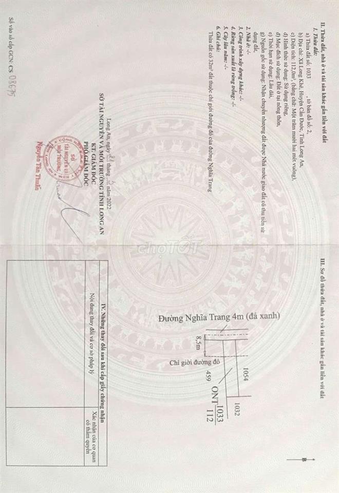 đất thổ cư