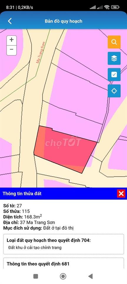 Bán đất trung tâm Đà Lạt, đường Ma Trang Sơn, P.5, lô góc 2 mặt tiền