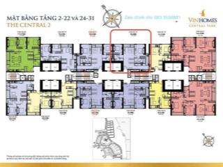 CHÍNH CHỦ BÁN CĂN HỘ VINHOMES CENTRAL PARK – CENTRAL 2 (C2.12)