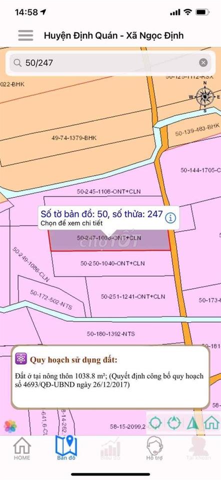 Chính chủ bán đất 2 mặt tiền