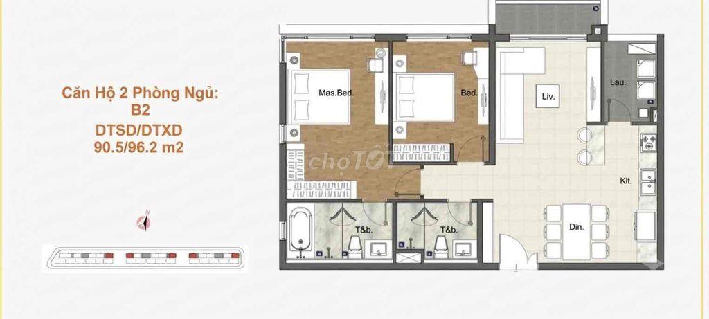 Giá tuyệt chủng 182tr/m2 tại Sala