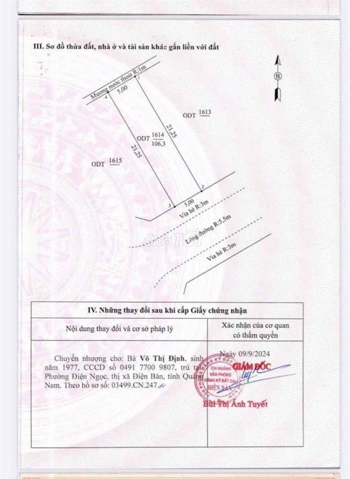 cần bán đất khu phố chợ Điện Nam Bắc