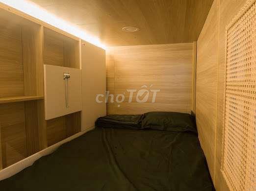 Sleepbox cao cấp Q3, gần trung tâm TP, ga Metro