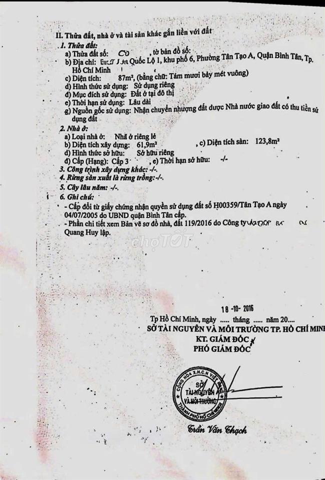 Góc 2MT Bình Tân - Hồ Học Lãm - giá nhỉnh 4đ