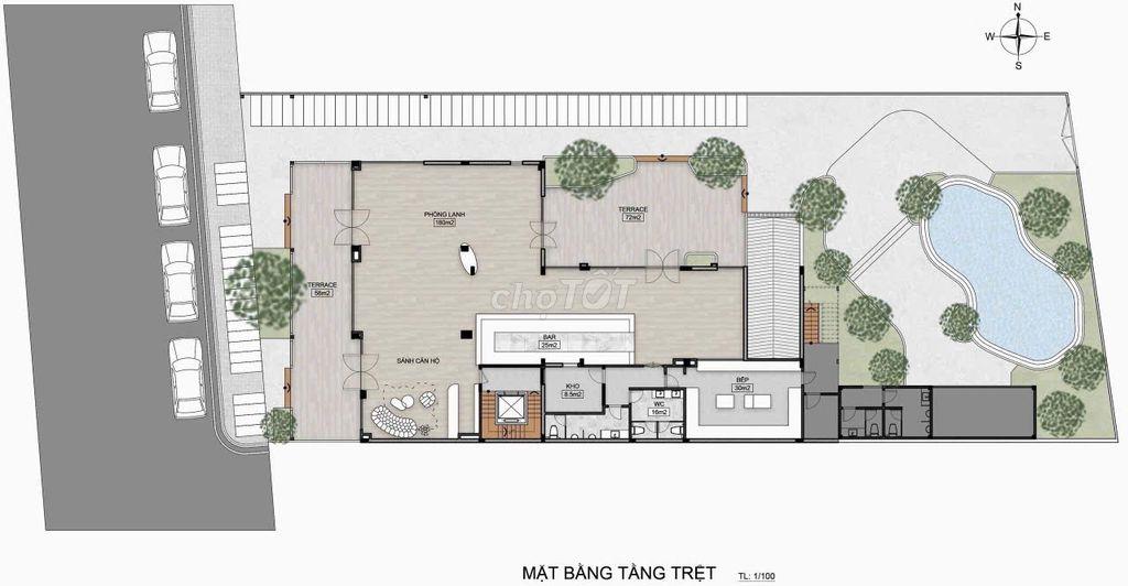 Mặt tiền kinh doanh mới xây Ngã tư Thủ Đức
