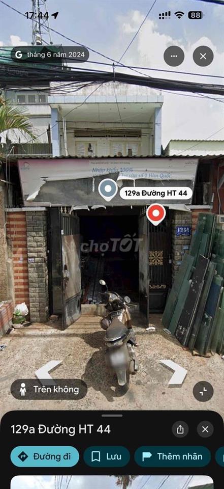 Cần Bán nhà mặt tiền Hiệp Thành 44