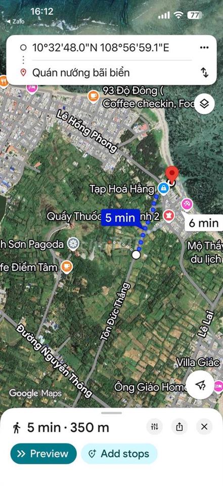 Đất gần biển Đặc khu Phú Quí