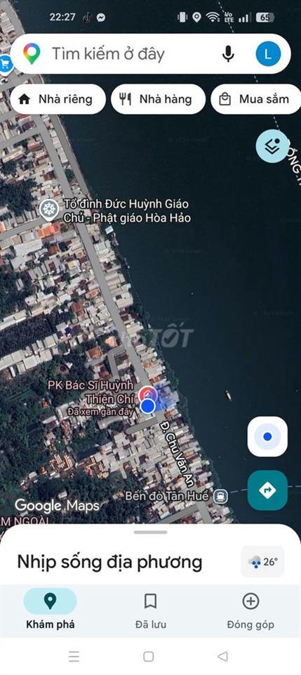 Bán nhà mặt tiền đường chu văn an,ty phú mỹ huyện Phú Tân củ