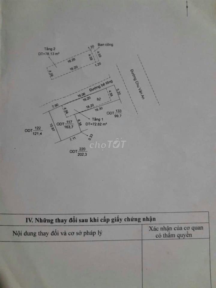 Bán nhà mặt tiền đường chu văn an,ty phú mỹ huyện Phú Tân củ