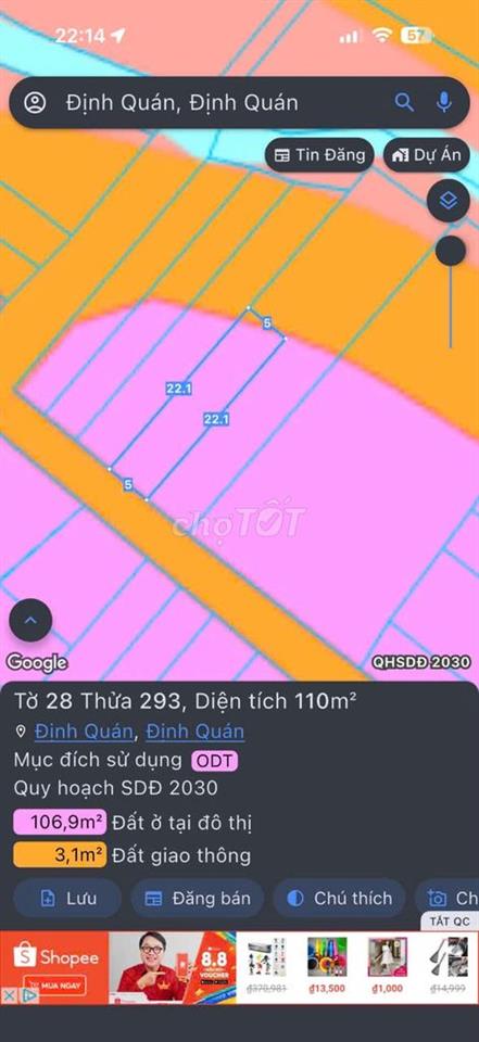 Bán Nhà Mới 110m2 Ngay Chợ Định Quán – Ở Kết Hợp Kinh Doanh Buôn Bán